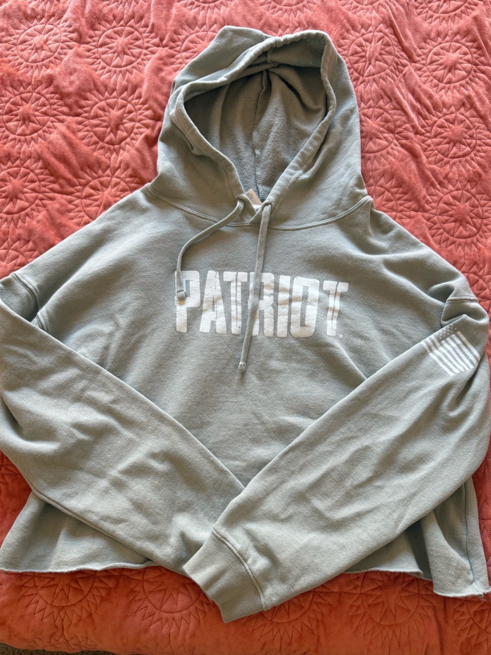 Women's Hooded Sweatshirt - Sage Green